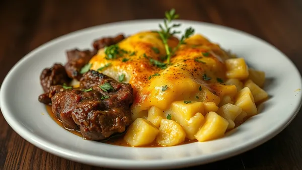 Escondidinho de carne moída com mandioca: a camada que não afunda