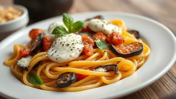 Pasta al forno com berinjela e mozzarella: o truque pra ela não ficar aguada