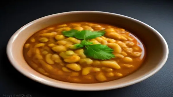 Moqueca de jaca verde desfiada em panela de barro, com leite de coco, dendê e pimentão colorido
